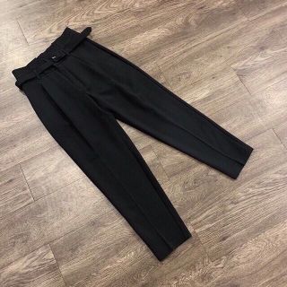 QUẦN BAGGY VẢI CẠP CAO KÈM ĐAI
