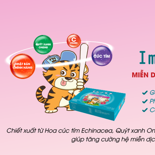 IMMUNO CARE – Tăng sức đề kháng và hệ miễn dịch toàn diện cho trẻ nhỏ từ Nhật Bản