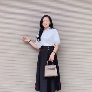 CHÂN VÁY DÀI QUA GỐI HÀNG ĐẸP