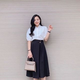 CHÂN VÁY DÀI QUA GỐI HÀNG ĐẸP