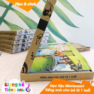 Học liệu bé chơi mà học THẾ GIỚI TÒ MÒ Học liệu song ngữ dành cho bé từ 1 tuổi - Phát triển trí thông minh cho bé từ 1 tuổi