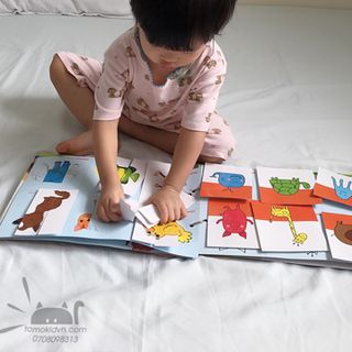 Học liệu bé chơi mà học THẾ GIỚI TÒ MÒ Học liệu song ngữ dành cho bé từ 1 tuổi - Phát triển trí thông minh cho bé từ 1 tuổi