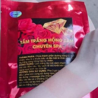Tắm trắng hồng sâm chuyên spa