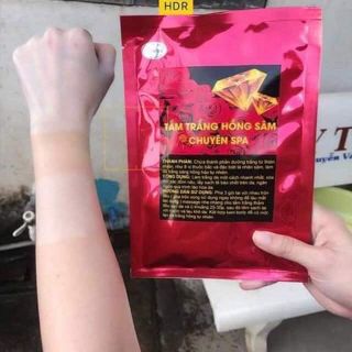 Tắm trắng hồng sâm chuyên spa