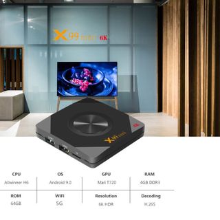 XẢ 7 BỘAndroid Tivi Box Ldk.ai X99 Mini 6K Global Quốc Tế (Android 9) -