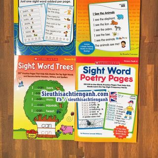 Bộ sách Sight Word 4 cuốn