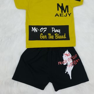 (XẢ KHO) SET ĐỒ BỘ BÉ TRAI MN-07 100% COTTON THOÁNG MÁT TỪ 3 THÁNG ĐẾN 4 TUỔI