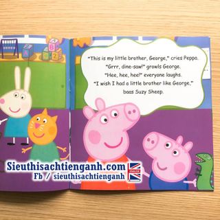 Bộ sách Peppa Pig 10 cuốn tặng kèm túi