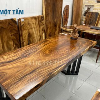 mặt bàn gỗ me tây dùng cho bàn làm việc hoặc bàn ăn
