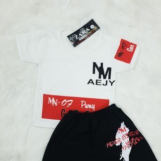 (XẢ KHO) SET ĐỒ BỘ BÉ TRAI MN-07 100% COTTON THOÁNG MÁT TỪ 3 THÁNG ĐẾN 4 TUỔI