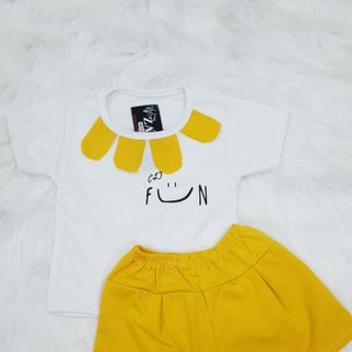 ( XẢ KHO) SET ĐỒ BỘ BÉ GÁI CỔ HOA 3 MÀU - TỪ 3 THÁNG TUỔI ĐẾN 4 TUỔI, 100% COTTON