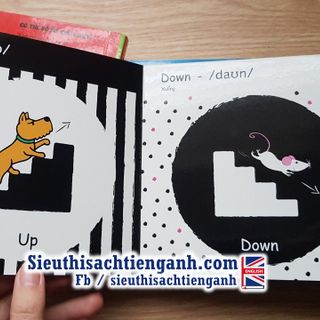 Sách Bìa cứng song ngữ – Black and White book – 4 cuốn