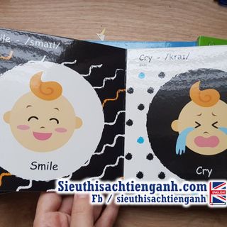 Sách Bìa cứng song ngữ – Black and White book – 4 cuốn