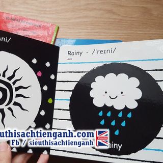 Sách Bìa cứng song ngữ – Black and White book – 4 cuốn