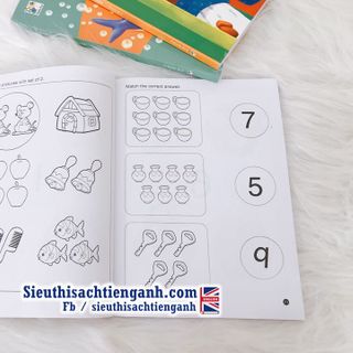 Bộ toán mầm non Singapore Preschool Maths 123