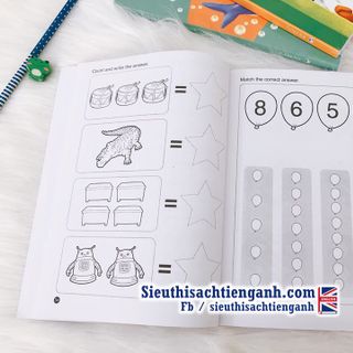 Bộ toán mầm non Singapore Preschool Maths 123