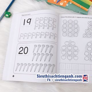 Bộ toán mầm non Singapore Preschool Maths 123