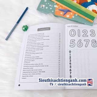 Bộ toán mầm non Singapore Preschool Maths 123