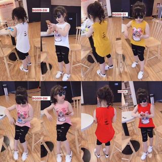 (XẢ KHO) ĐỒ BỘ CON MÈO QUẦN ÔM CHO BÉ GÁI TỪ 3 THÁNG ĐẾN 4 TUỔI