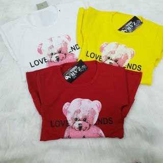 (XẢ KHO) ĐẦM ĐỎ CHO BÉ GÁI VÁY TEDDY 3 THÁNG TUỔI ĐÊN 4 TUỔI - 100% COTTON