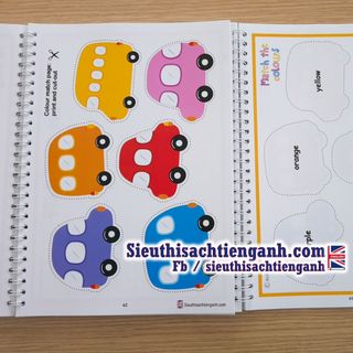 Sách cắt dán Busy Book + Kéo + Keo