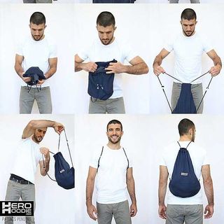 Áo khoác 2 in1 chuyển đổi balô