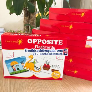 [Flashcards] Thẻ từ trái nghĩa- 100 thẻ- A5