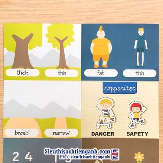 [Flashcards] Thẻ từ trái nghĩa- 100 thẻ- A5