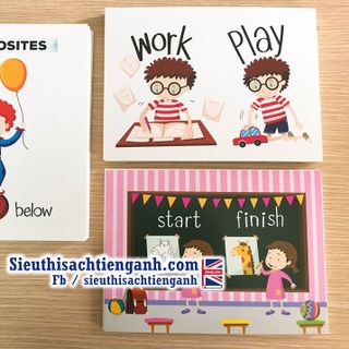 [Flashcards] Thẻ từ trái nghĩa- 100 thẻ- A5