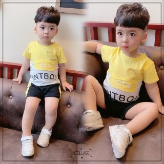 (XẢ KHO) SET ĐỒ BỘ BÉ TRAI 100% COTTON TỪ 3 THÁNG ĐẾN 4 TUỔI