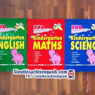 Bộ 300 Kindergarten trọn bộ 3 cuốn