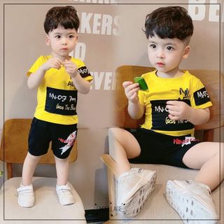 (XẢ KHO) SET ĐỒ BỘ BÉ TRAI MN-07 100% COTTON THOÁNG MÁT TỪ 3 THÁNG ĐẾN 4 TUỔI giá sỉ