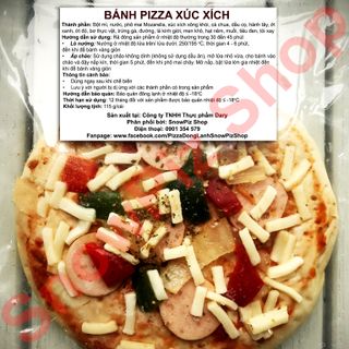 BÁNH PIZZA XÚC XÍCH SNOWPIZ 115GR