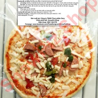 BÁNH PIZZA XÚC XÍCH SNOWPIZ 200GR