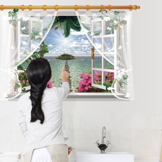 Decal Cửa Sổ Bình Minh