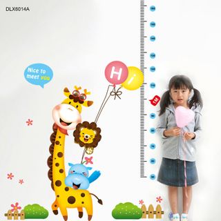 Decal Hươu Và Sư Tử 1M8 DLX6014A