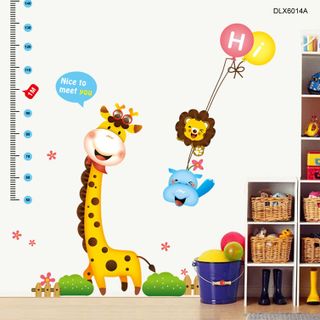 Decal Hươu Và Sư Tử 1M8 DLX6014A