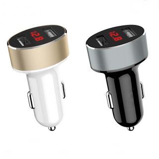 Tẩu sạc 2 USB có hiển thị thông số