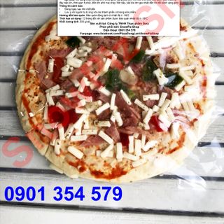 BÁNH PIZZA THỊT XÔNG KHÓI SNOWPIZ 200GR