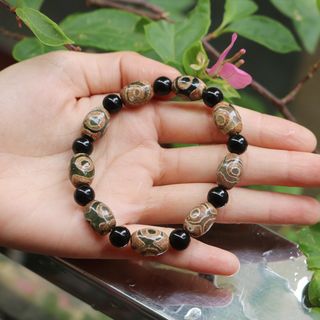 Vòng tay dzi tây tạng 10ly