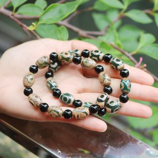 Vòng tay dzi tây tạng 10ly