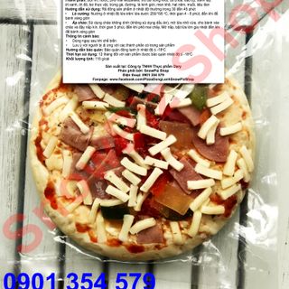 BÁNH PIZZA THỊT XÔNG KHÓI SNOWPIZ 115GR