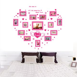 Decal Khung Ảnh Trái Tim