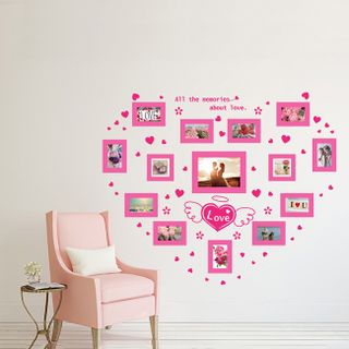 Decal Khung Ảnh Trái Tim