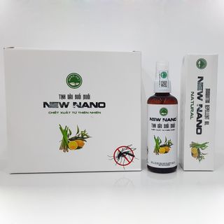 Chai xịt tinh dầu đuổi muỗi hương Chanh Sả thơm ấm Nano Bạc