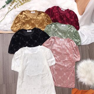 Áo nhung Qc bo tay