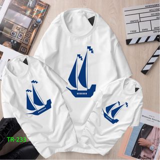 Áo thun gia đình cổ tròn in hình đẹp giá rẻ