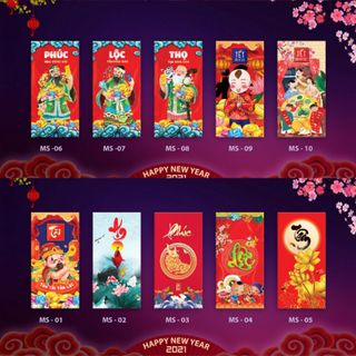 Combo sỉ 5000 bao lì xì 2020 rẻ vô địch