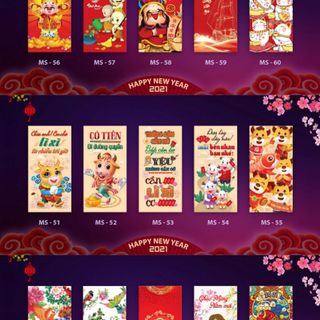 Combo sỉ 5000 bao lì xì 2020 rẻ vô địch
