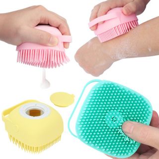 Bông Tắm Silicon Có Ngăn Chứa Xà Phòng